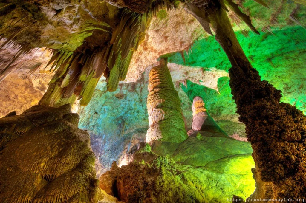 5 Best Cave Tours for Student Groups 2 Students kayaking through the Emerald Cave on the Colorado River