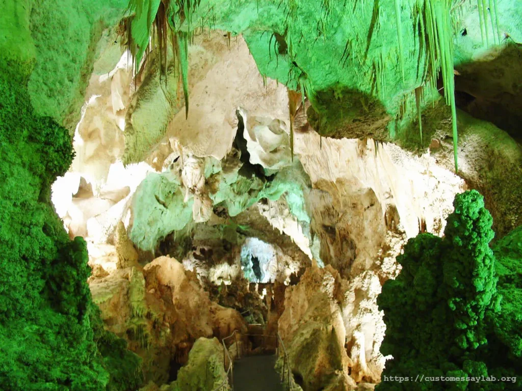 5 Best Cave Tours for Student Groups 4 Student group on the Frozen Niagara Tour in Mammoth Cave National Park